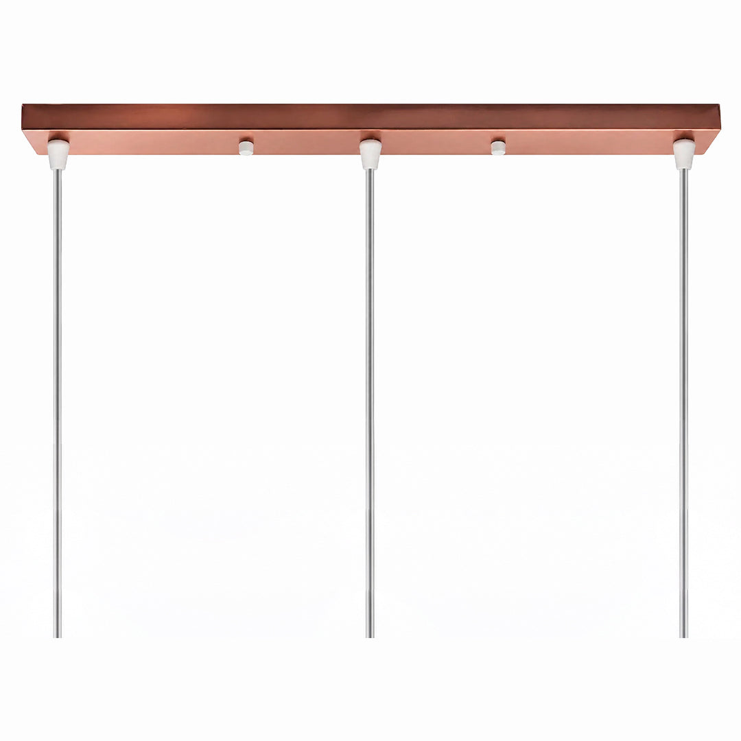 Rectangular ceiling canopy, rose gold
