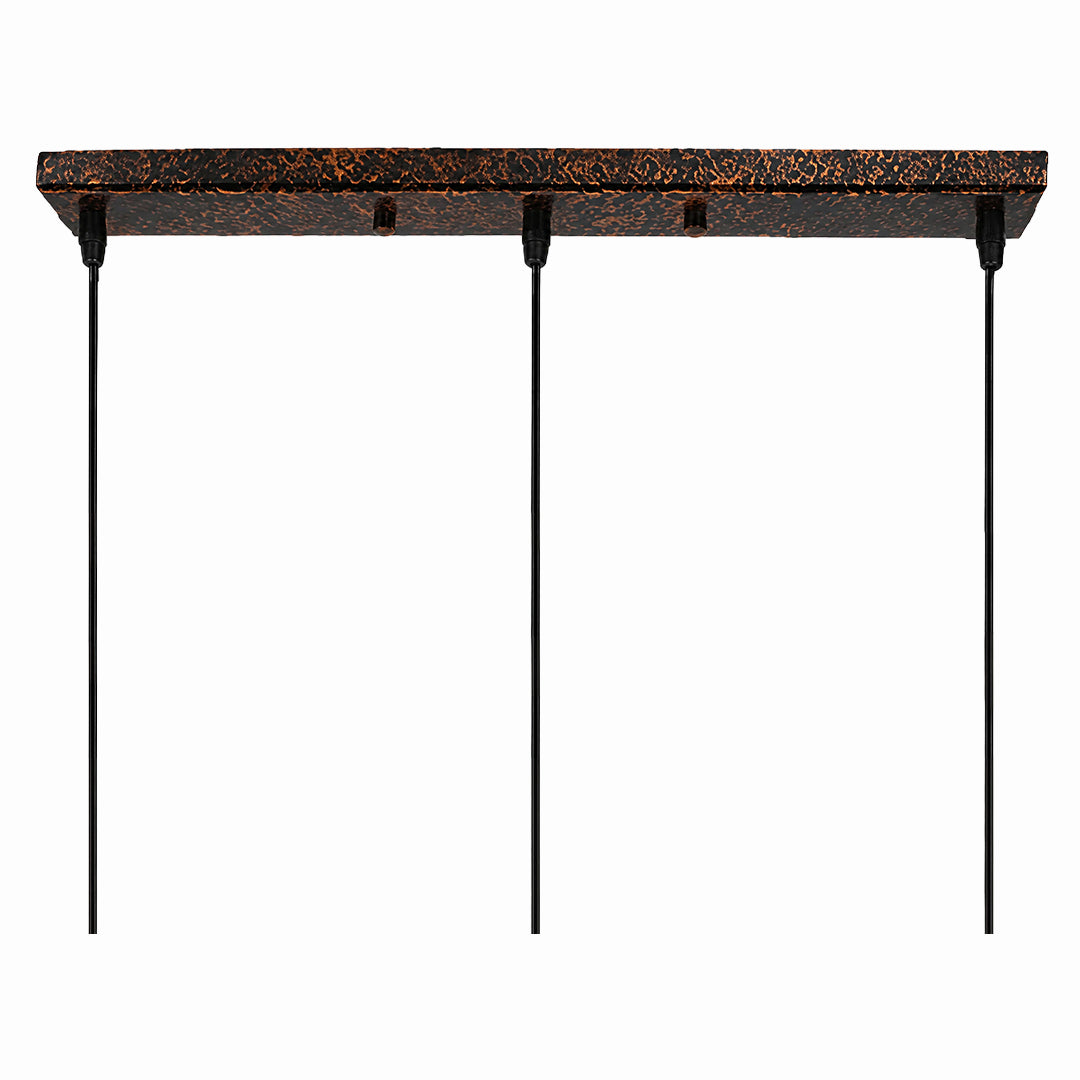 Rectangular ceiling canopy, rust