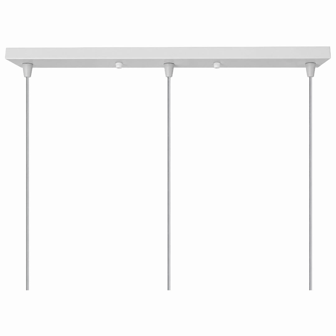 Rectangular ceiling canopy, white