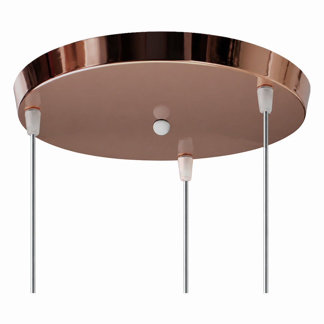 Round ceiling canopy, rose gold