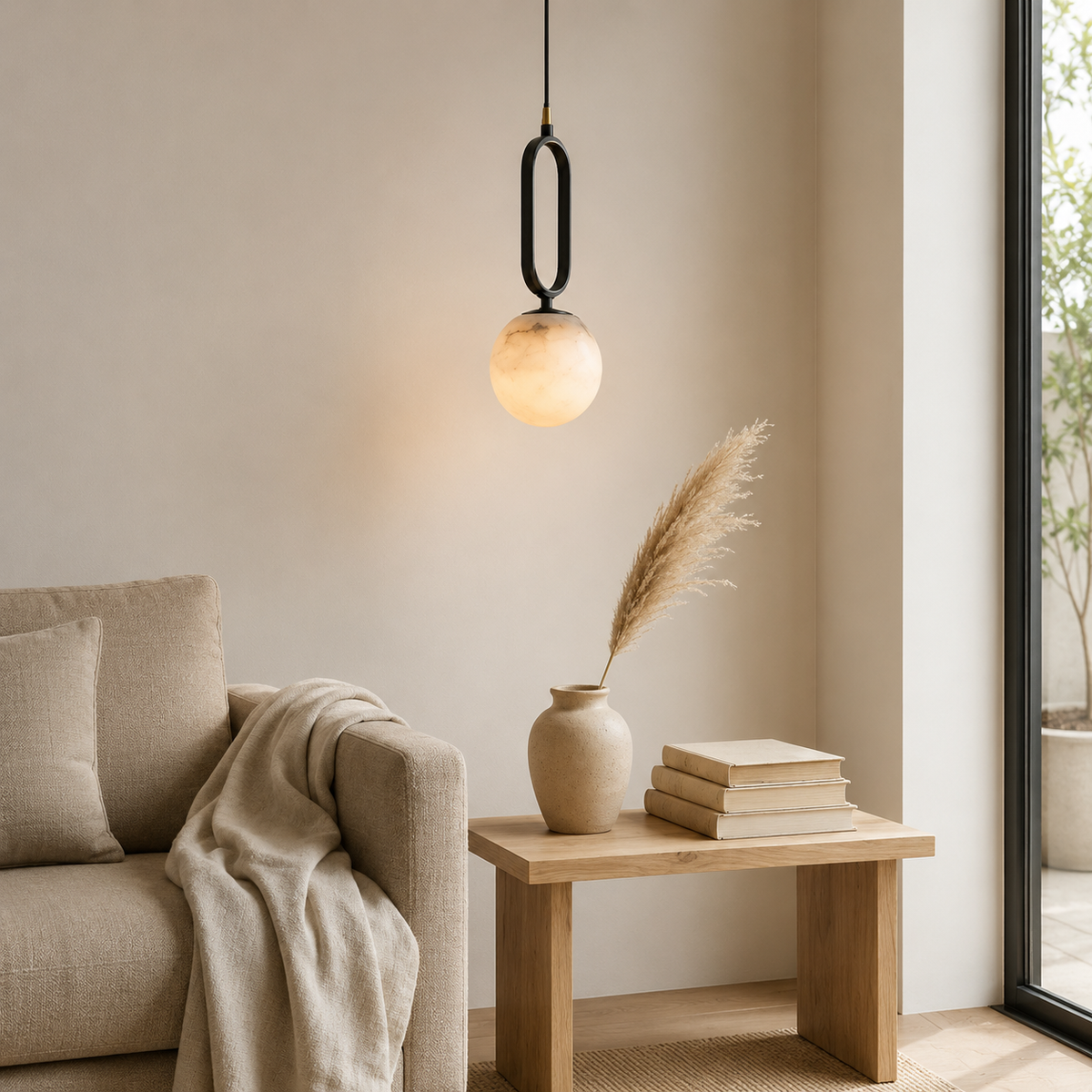 Sandio Marble Pendant Light