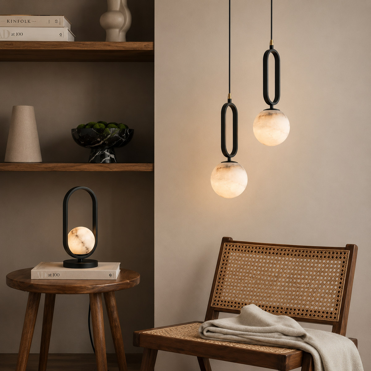 Sandio Marble Pendant Light