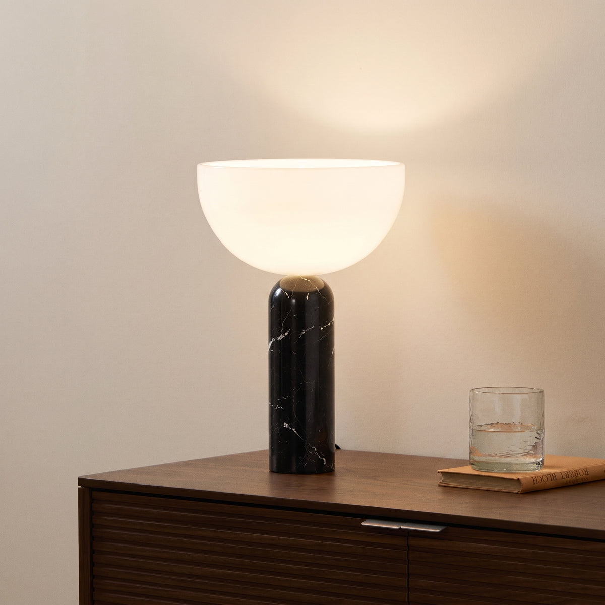 Serena Marble Dome Table Lamp