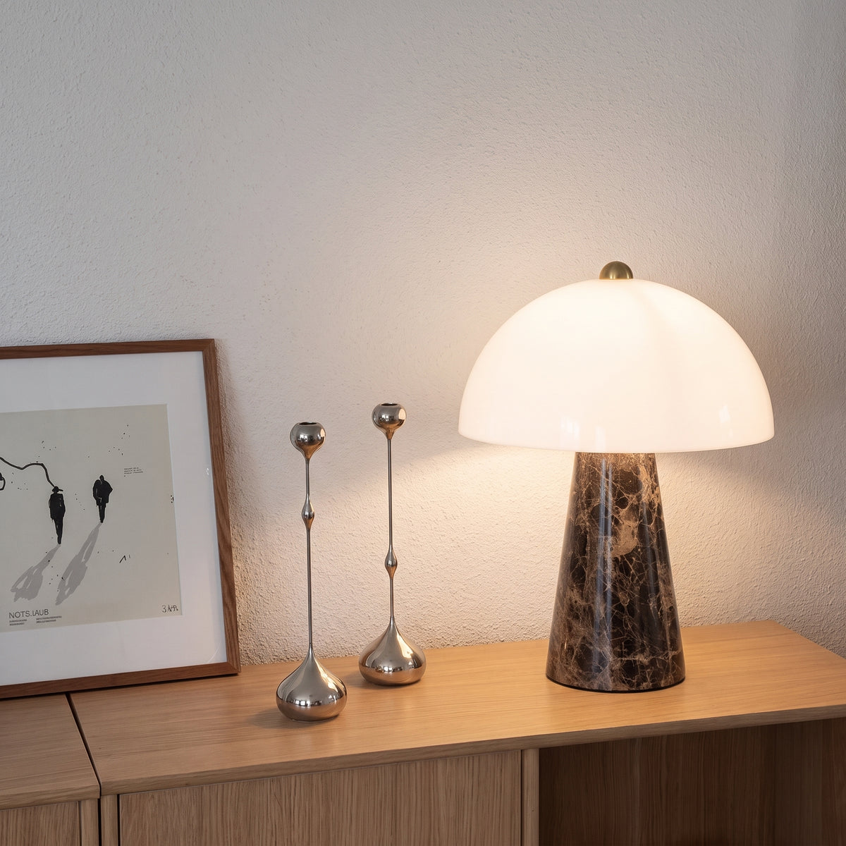 Solid Marble Table Lamp