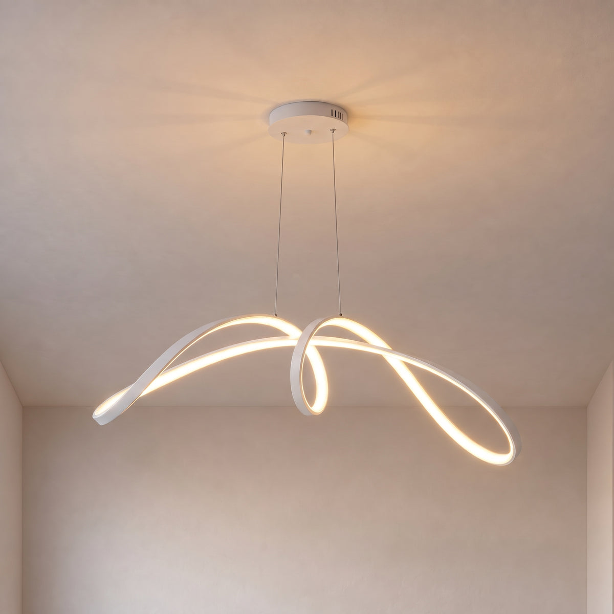Spiral Kitchen Table Pendant Light