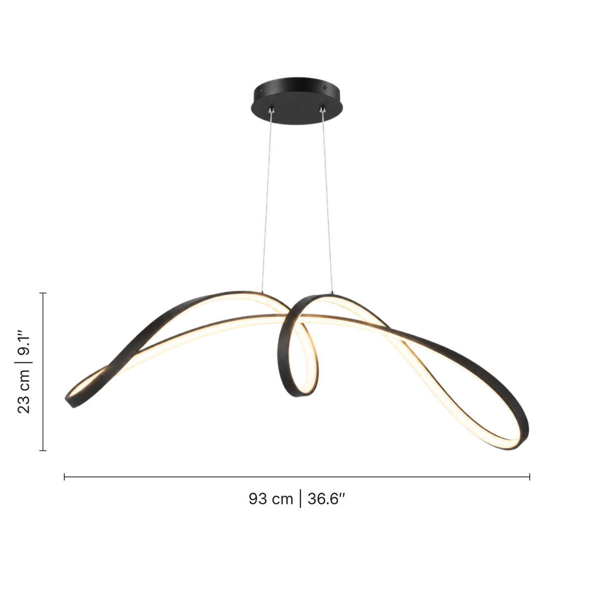 Spiral Kitchen Table Pendant Light
