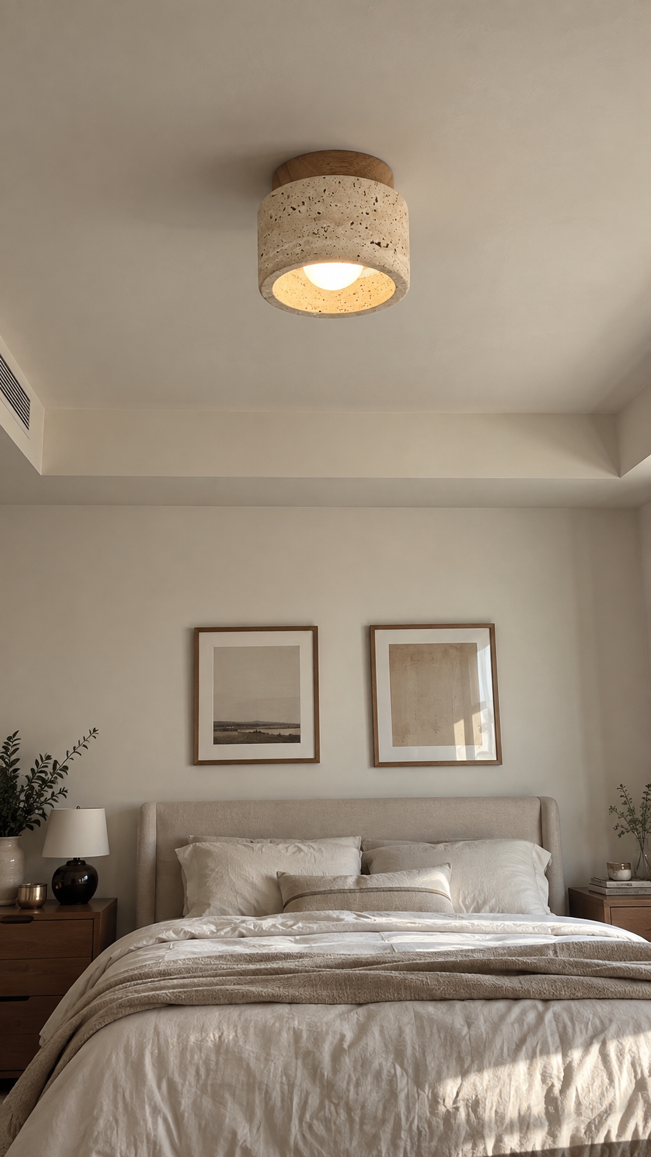 Travertine spot light