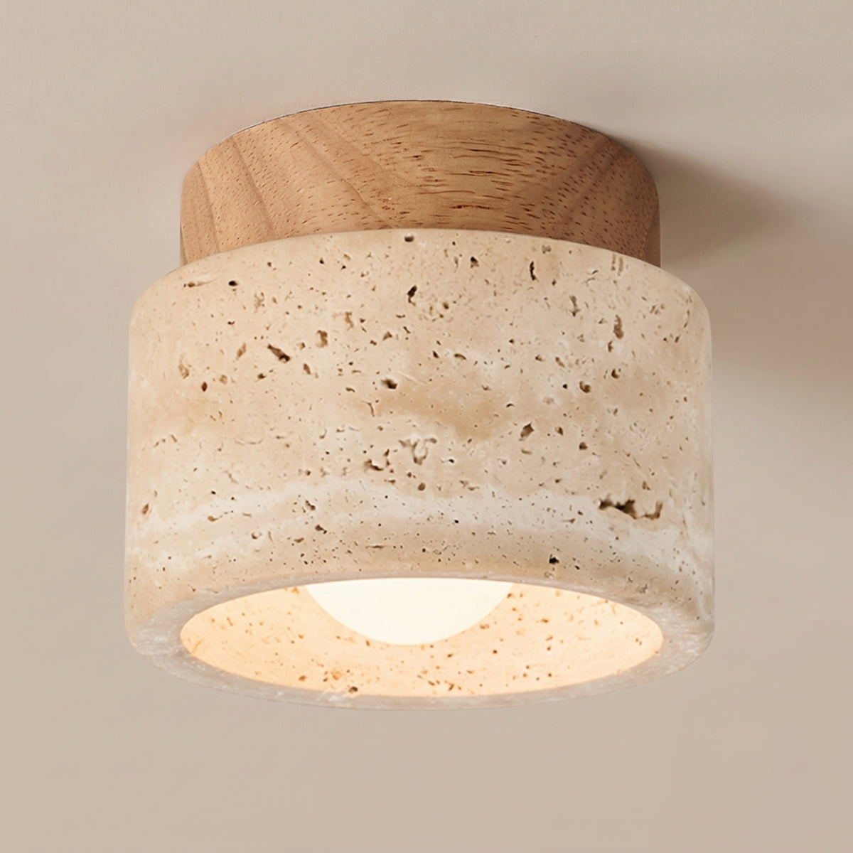 Travertine spot light