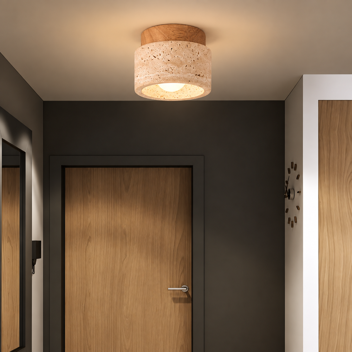 Travertine spot light
