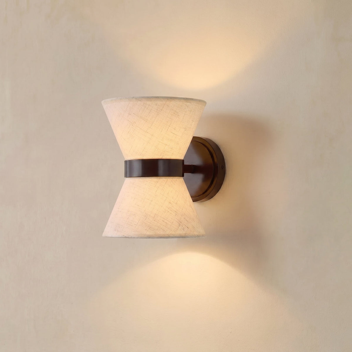 Wabi-Sabi Seiden-Wandleuchte