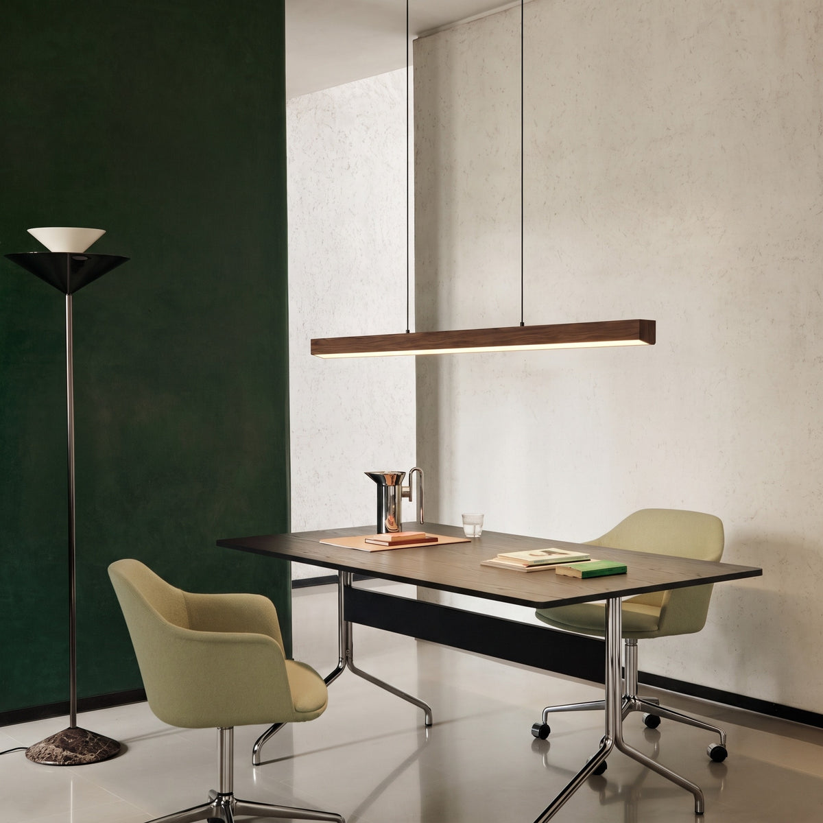 Walnut Bar Pendant Light