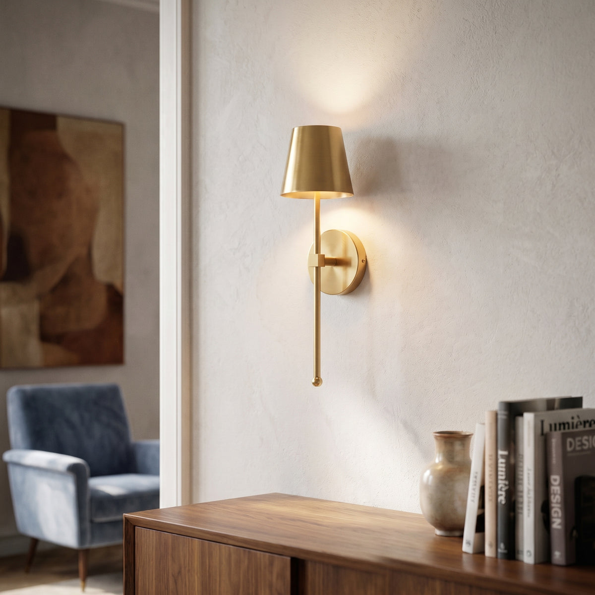 Wireless Rechargeable Wall Light