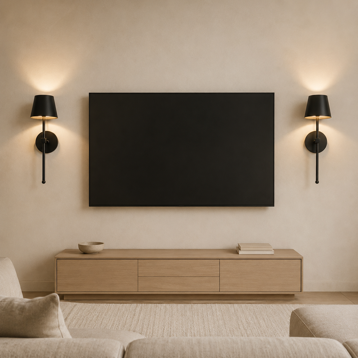Wireless Rechargeable Wall Light