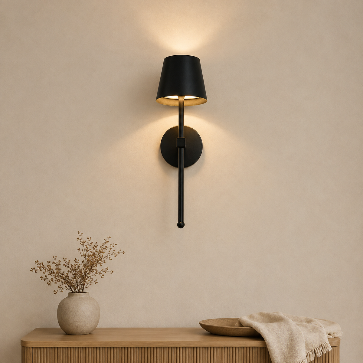 Wireless Rechargeable Wall Light